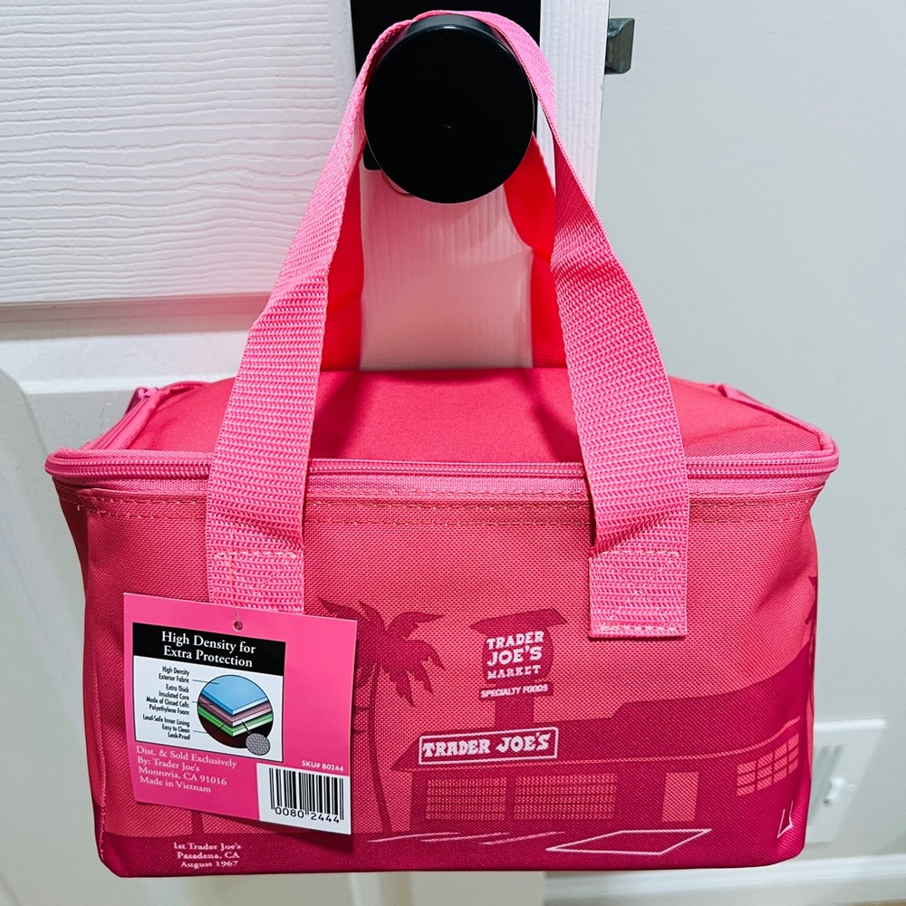 Trader Joe’s Mini Insulated Bag-Pink